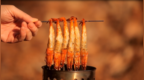 烤虾料理<em>shrimp</em> Smoke Camping Cooki