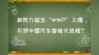 新势力诞生“<em>WWP</em>”三强，引领中国汽车智能化进程？