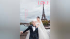 包贝尔携妻子拍<em>婚纱</em><em>写真</em> 包文婧捧花单膝跪地超浪漫