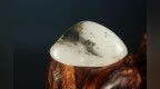 籽<em>料</em>之美丨高山流水三色青花<em>原</em><em>石</em>，天光云影，令人心向往之