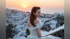 异域爱情神话！迪丽热巴希腊<em>婚纱</em><em>写真</em>清新美艳