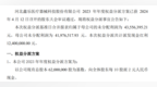 鑫乐医疗2023年年度权益分派每10股派现2元 共计派发现金红利<em>1240</em>万元