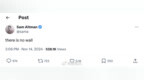 今天下午，OpenAI CEO <em>Sam</em> Altman 在 X 平台辟