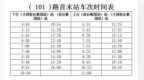 明起，大庆101路、快5路公交班次及发车时间调整