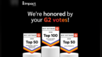 定义合作伙伴经济新标杆！impact.com荣膺G2 2026年度最佳软件奖多项大奖