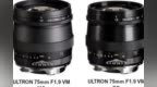 福伦达发布Ultron 75mm F 1.9 Aspherical <em>VM</em>镜头