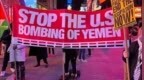 外媒：纽约、华盛顿反战人士聚集，抗议美英对也门发动空袭