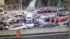 警方通报“苏州高架100多台车相撞”