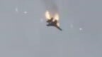 俄军一架战机在克里米亚坠毁，画面曝光