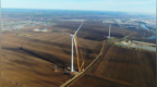 呼玛100兆瓦风电项目首台风电机组成功吊装