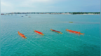 昌江端午假期，龙舟飞桨逐浪海尾