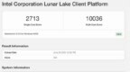基于全新Lunar Lake架构，英特尔酷睿Ultra7 268V处理器跑分曝光