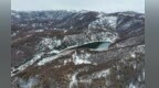 浅冬一场初雪　庄浪绘关山水墨画卷