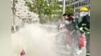 济宁天立学校初中部举行消防安全演练