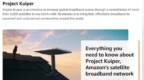 比 SpaceX 更便宜……亚马逊发射“柯伊伯计划”首批<em>卫星</em>
