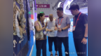 饶河县赫哲族非遗鱼皮技艺精品参展深圳文博会