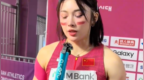 吴艳妮摘铜，赛后哽咽鞠躬道歉