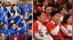 出口民调结果公布，李在明与金文洙阵营冰火两重天