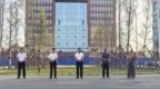 商丘市高级中学举行“跑步进高三”主题升旗仪式
