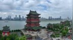 暑期旅游热！南昌滕王阁景区游人如织（图）