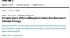 Nature：如不采取措施，极端高温将引起 510 万中国人住院