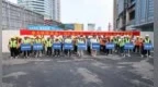 百人方阵实战演练！徐州德基广场夏季消防演习筑牢安全防线