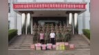 慰问民兵送关怀 拥军爱军情谊深