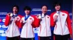 力压美国队夺冠！中国游泳队首夺世青赛接力金牌