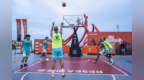 首届“如是海杯”3×3篮球钻石联赛在秦皇岛北戴河新区开赛