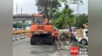 海口金牛路施工占道 项目方表示尽快处理