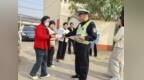 漯河交警一大队开展“美丽乡村行”交通安全巡回宣讲活动