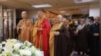 香港佛教界多位长老法师为宏福苑火灾受难者祈福