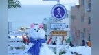 冬雪勾勒山海画卷 威海网红地标迎旅游热潮