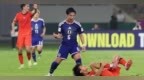 半场：U23国足0-2落后日本，不丢球纪录告破