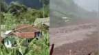 村庄被夷为平地，印尼山体滑坡前后对比视频曝光