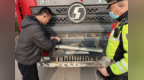 侥幸心理终翻车！贾汪交警查获私装“翻牌器”货车