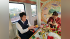 省级“非遗”——枣庄如意布锦走进“好客山东・齐鲁 1 号”旅游列车