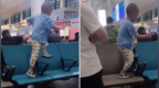 男孩在候车厅座椅上来回蹦跳，家长未劝阻引网友质疑，广州白云站发声