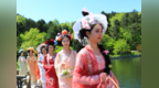 庐山如琴湖畔古风快闪巡游，千年诗魂邂逅游人