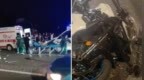 摩托车斑马线上撞人致2死1伤，受害者家属：多辆摩托夜晚飙车
