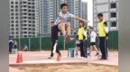 兰州新区中小学生田径运动会激战正酣