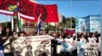 高举切·格瓦拉头像，阿根廷爆发集会谴责美国、声援古巴