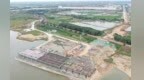 南昌港昌东港区下尾万家作业区码头建设全面提速 已完成总工程量近七成