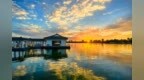 聊城东昌湖：落日余晖醉湖光