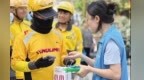 设外卖骑手专用停车区　兰州这波操作超暖“新”