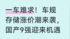 一车难求！车规存储涨价潮来袭，国产9强迎来机遇
