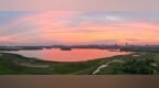落日熔金，水天一色，济宁太白湖景区晚霞浪漫时刻