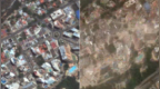 委强震前后卫星图对比：建筑夷为平地，令人不寒而栗