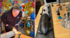 马斯克迎来55岁生日，超模妈妈和印度裔女友齐晒照，火箭蛋糕别致
