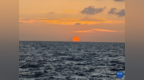 海上夕阳美